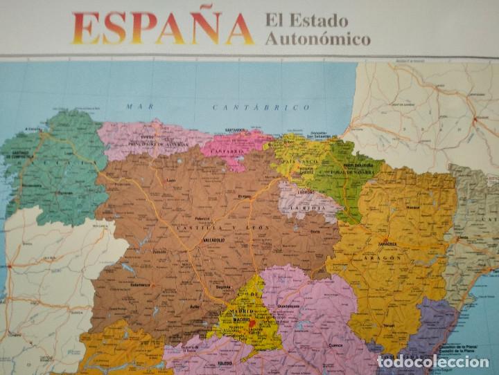 Mapas contempor&aacute;neos: mapa de Espa&ntilde;a Comunidades. 1995 - Foto 6