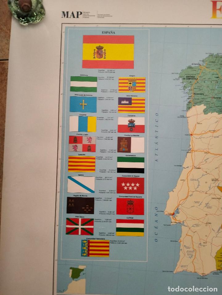 Mapas contempor&aacute;neos: mapa de Espa&ntilde;a Comunidades. 1995 - Foto 7