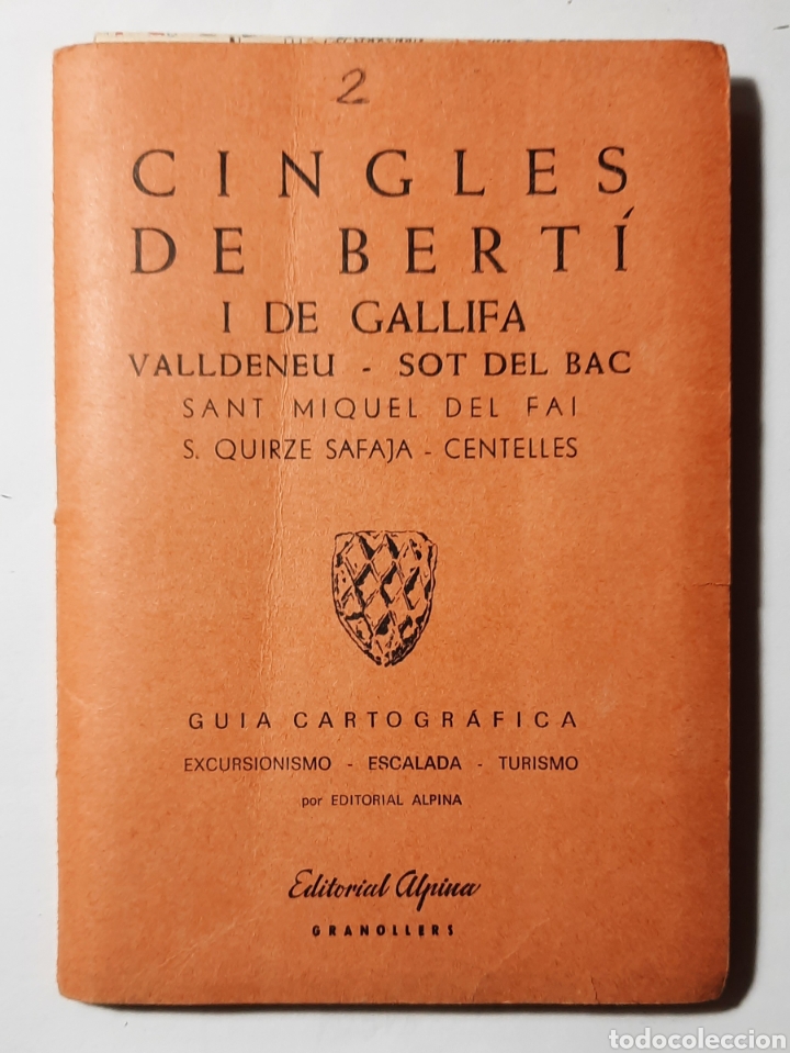 Mapas contempor&aacute;neos: EDITORIAL ALPINA / CINGLES DE BERT&Iacute; I DE GALLIFA - Foto 1