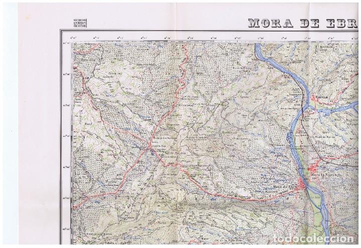 Zeitgen&ouml;ssische Karten: MAPA DE MORA DE EBRO HOJA 471 E 1:50.000 CARTOGRAF&Iacute;A MILITAR DE ESPA&Ntilde;A - 2A EDICION 1952