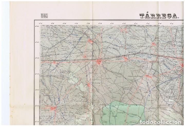 Mappe contemporanee: MAPA DE TARREGA HOJA 389 E 1:50.000 CARTOGRAF&Iacute;A MILITAR DE ESPA&Ntilde;A - 2A EDICION 1950