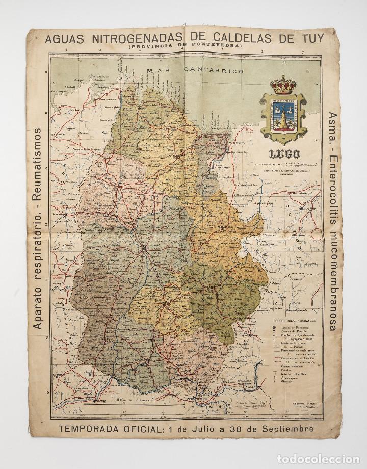 Zeitgen&ouml;ssische Karten: Mapa de la provincia de Lugo. Mart&iacute;n, Alberto. Barcelona, h. 1911