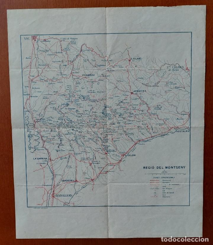 Mapas contempor&aacute;neos: MAPA DEL MONTSENY J. BROSSA c. 1920 - Foto 1
