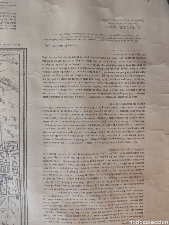 Mapas contempor&aacute;neos: Mapa Paris 1530 - Foto 3