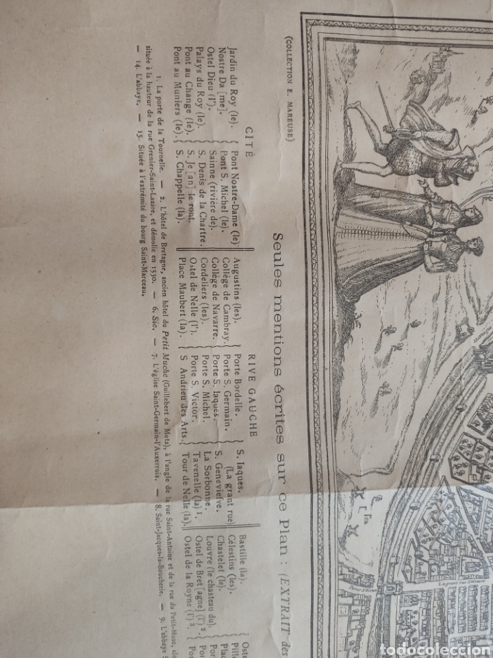 Mapas contempor&aacute;neos: Mapa Paris 1530 - Foto 4