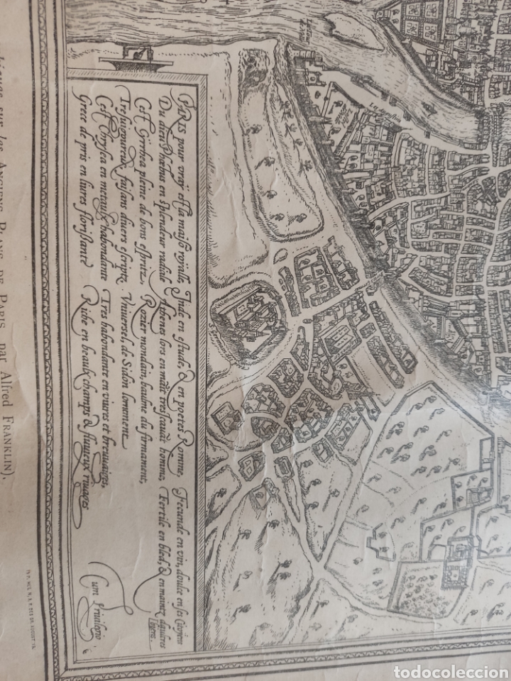 Mapas contempor&aacute;neos: Mapa Paris 1530 - Foto 6