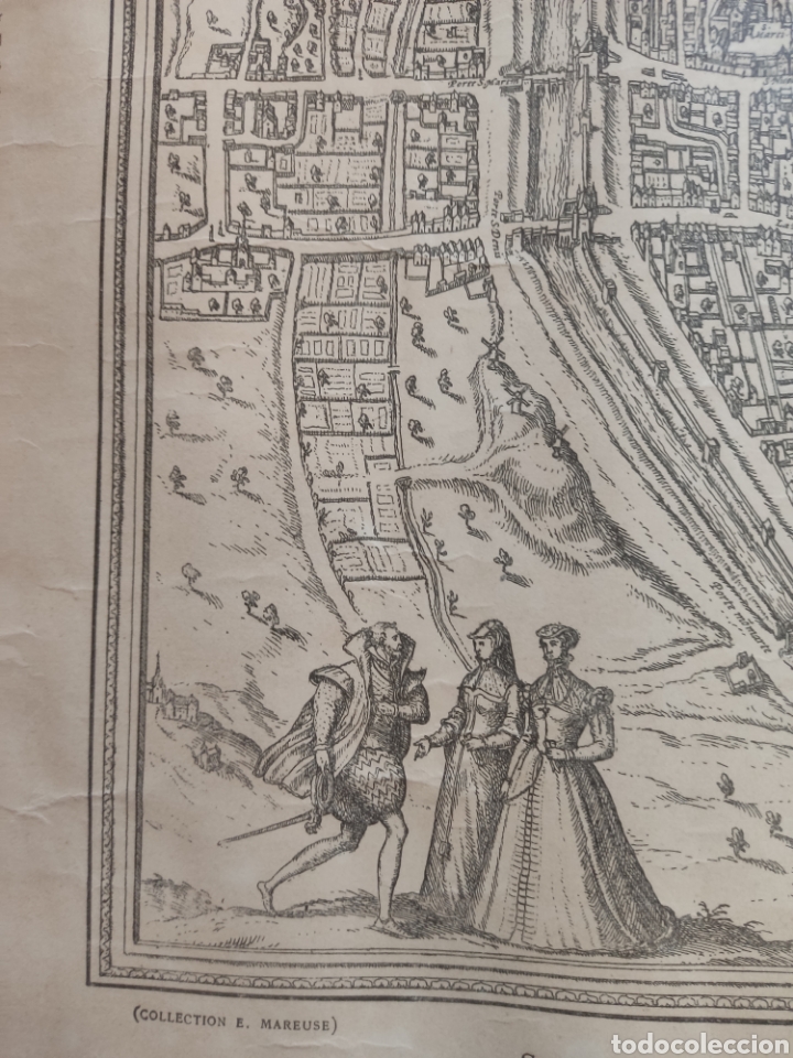 Mapas contempor&aacute;neos: Mapa Paris 1530 - Foto 7