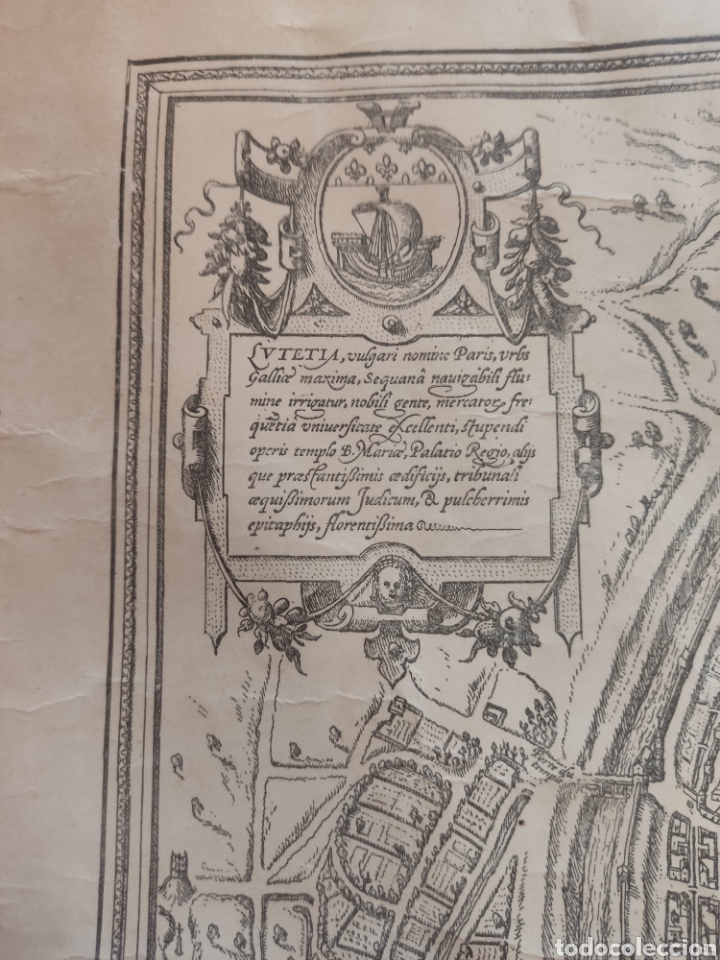 Mapas contempor&aacute;neos: Mapa Paris 1530 - Foto 8