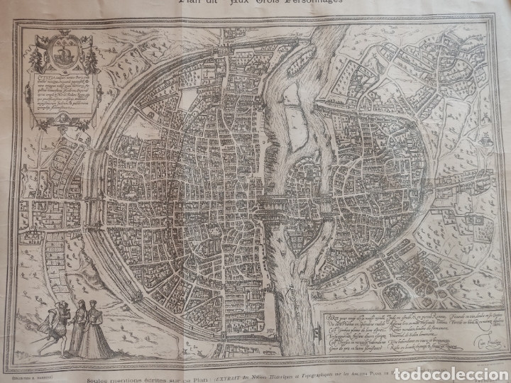 Mapas contempor&aacute;neos: Mapa Paris 1530 - Foto 13