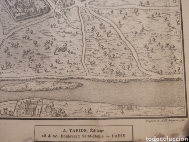 Mapas contempor&aacute;neos: Mapa Paris s. XVl - Foto 9