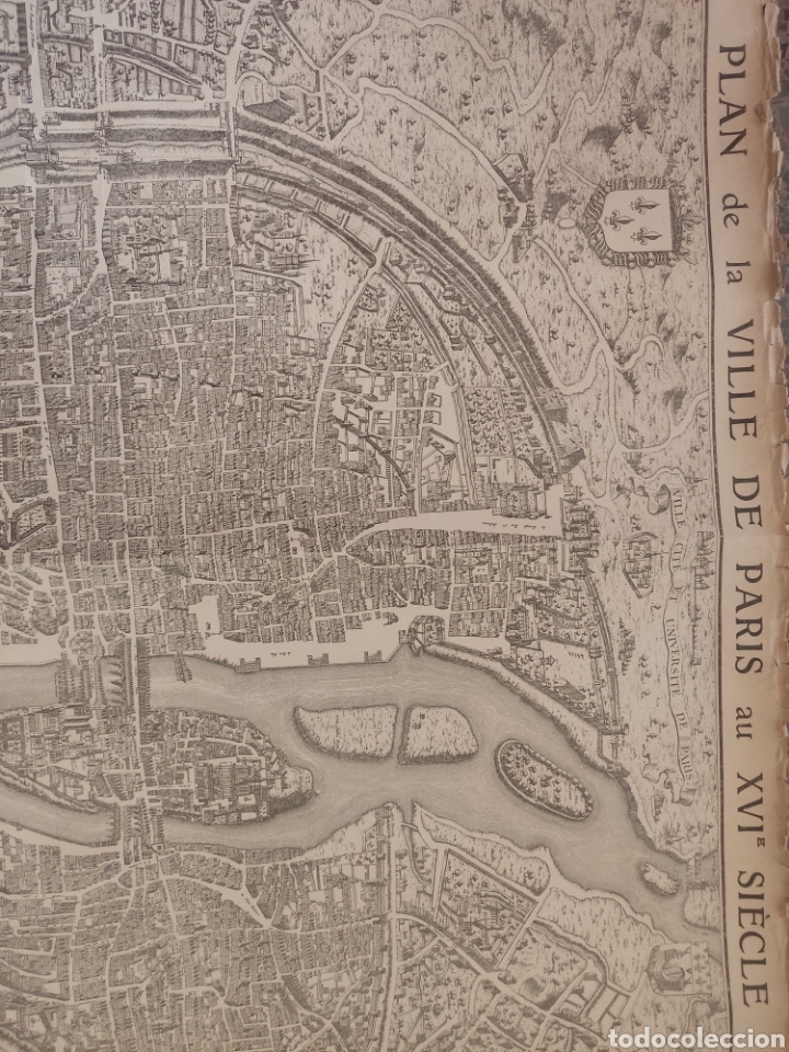 Mapas contempor&aacute;neos: Mapa Paris s. XVl - Foto 11