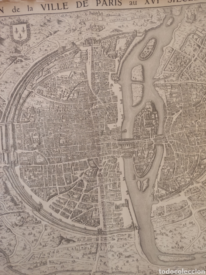 Mapas contempor&aacute;neos: Mapa Paris s. XVl - Foto 14