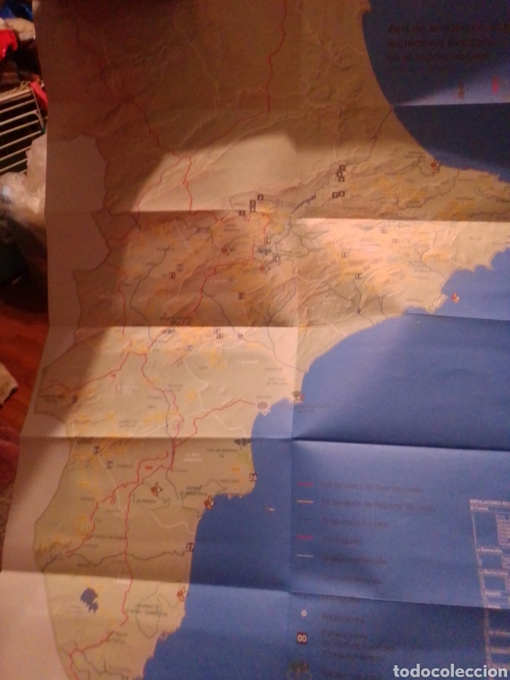 Mapas contempor&aacute;neos: Mapa de senderos naturales Alicante - Foto 1