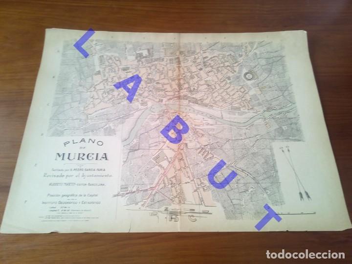 Contemporary maps: MURCIA PLANO MAPA PEDRO GARCIA FARIA 51CM C13