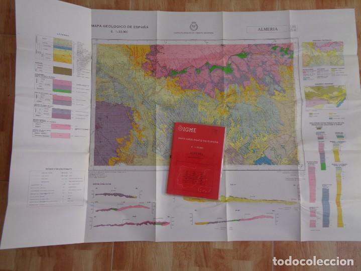 Mappe contemporanee: INSTITUTO GEOLOGICO Y MINERO DE ESPA&Ntilde;A- MAPA GEOLOGICO DE ESPA&Ntilde;A: ALMERIA . 1&ordf; EDICION 1975