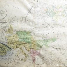 Mapas contemporáneos: 1843 MAPA DE EUROPA - ORIGINAL ENGRAVING W/PASSEPARTOUT (03811) - GRANDE. Lote 359573865