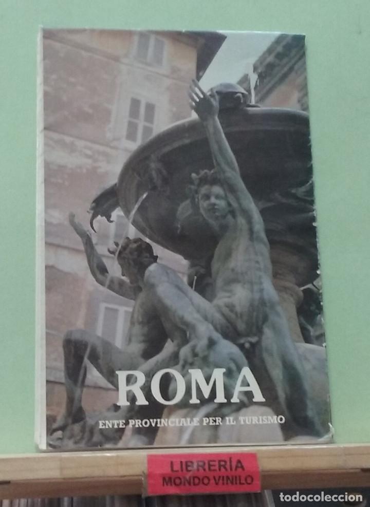 Mapas contempor&acirc;neos: Mapa de Roma, escala gr&aacute;fica, 80x54 cm