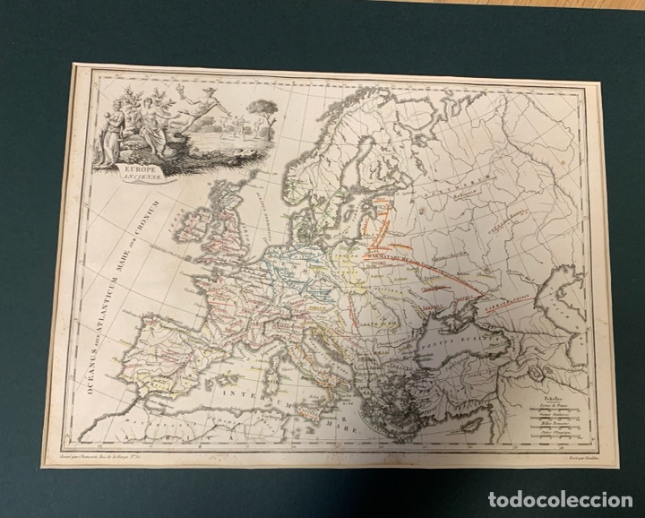 Mapas contempor&aacute;neos: Mapa de Europa antiguo - Foto 1