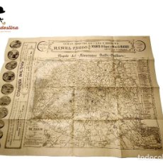 Mapas contemporáneos: PLANO DE PARÍS. REGALO DEL ALMANAQUE BAILLY-BAILLIERE. MUCHA PUBLICIDAD DE COMERCIOS DE MADRID.. Lote 361488270