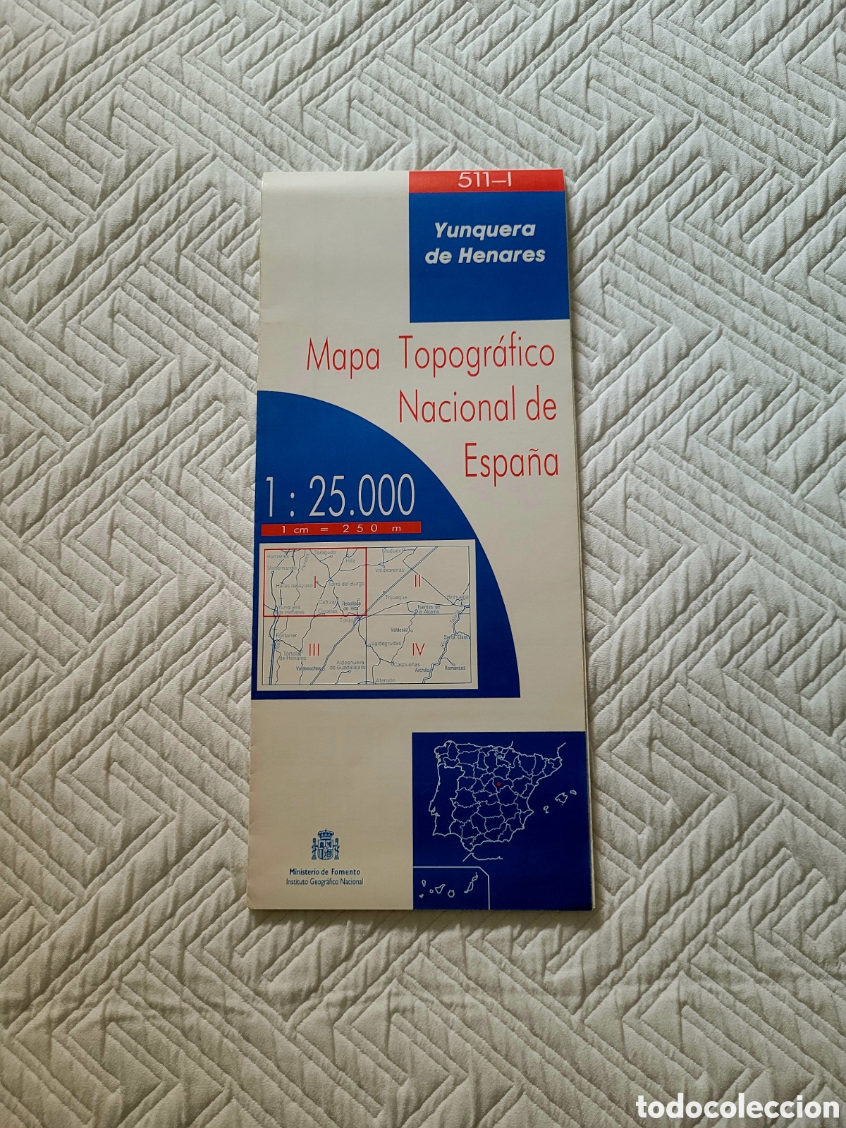 Zeitgen&ouml;ssische Karten: Mapa topogr&aacute;fico nacional Yunquera de Henares. Publicado por el Instituto Geogr&aacute;fico Nacional.