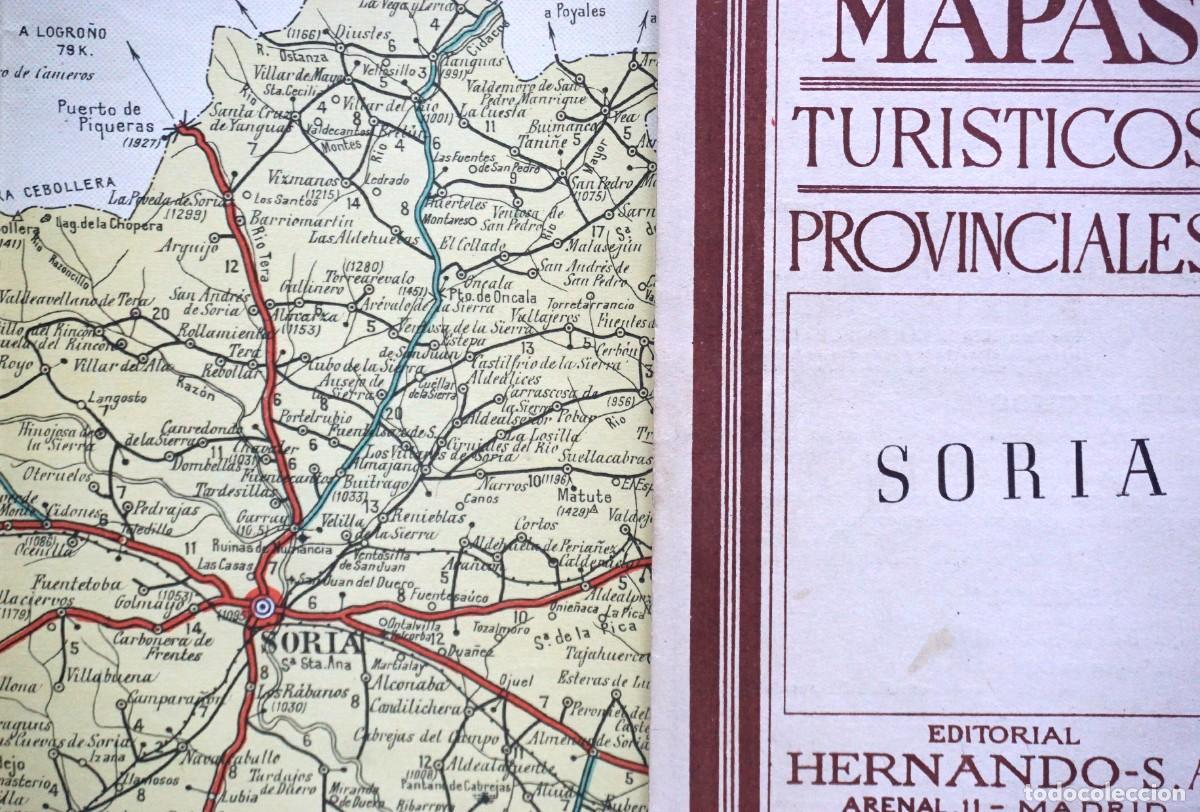 Mapas contempor&aacute;neos: PLANO MAPA PROVINCIA DE SORIA EDITORIAL HERNANDO - Foto 2