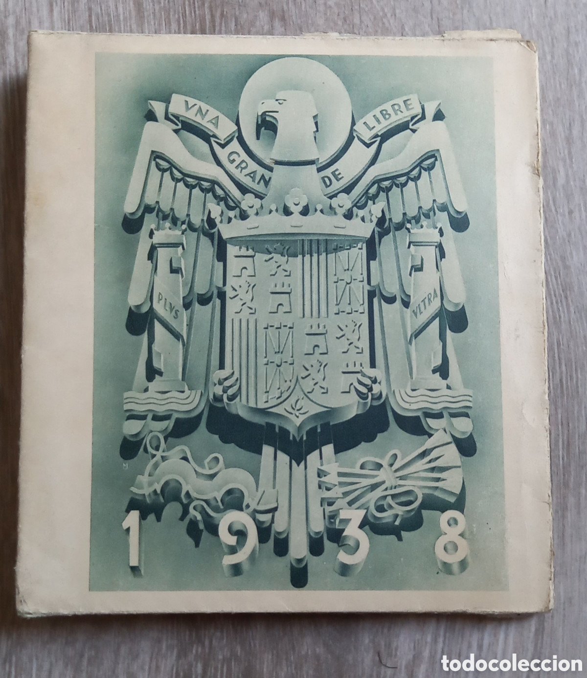 Zeitgen&ouml;ssische Karten: Mapa de Espa&ntilde;a de 1938. Obsequio de Compa&ntilde;&iacute;a de Seguros Aurora. Aniversario liberaci&oacute;n Bilbao