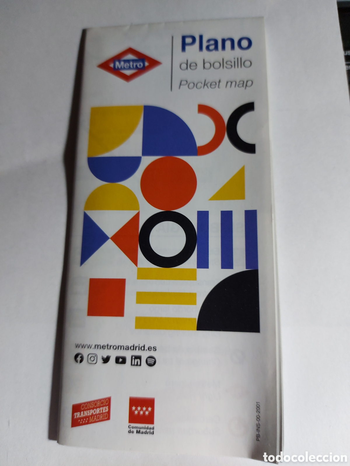 Zeitgen&ouml;ssische Karten: PLANO DEL METRO DE MADRID . EDICION ENERO 2020