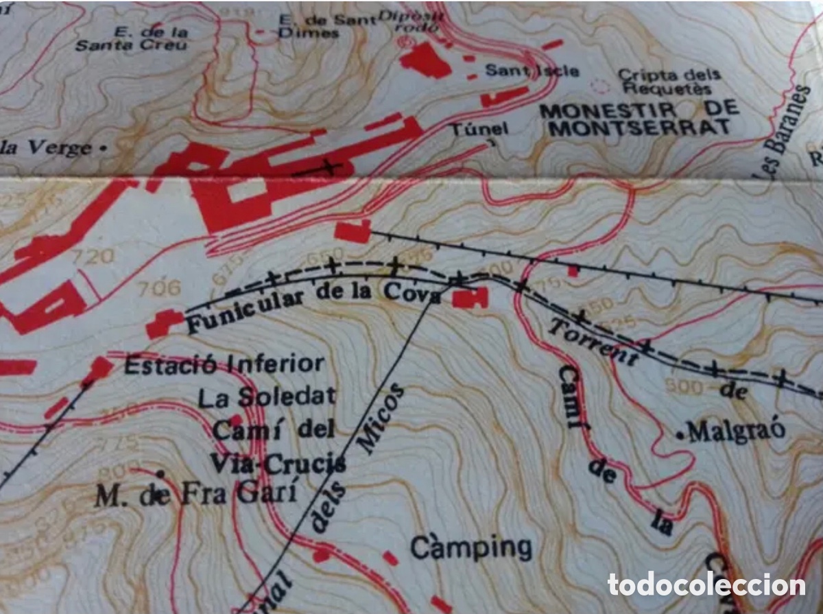 Mapas contempor&aacute;neos: PLANO MONTSERRAT (ITINERARIOS) - Foto 3