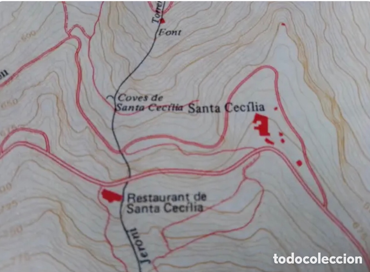 Mapas contempor&aacute;neos: PLANO MONTSERRAT (ITINERARIOS) - Foto 4