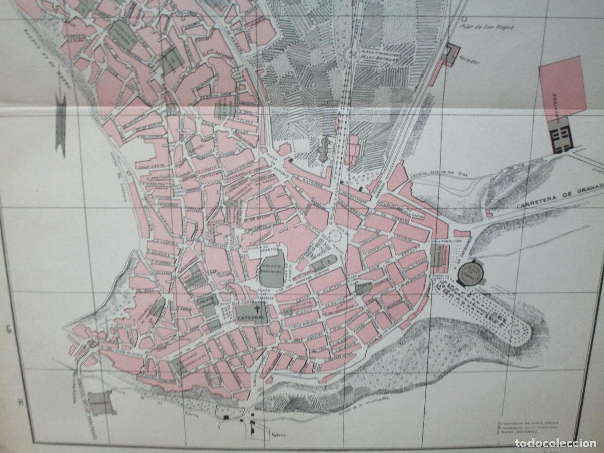 Contemporary maps: PLANO CALLEJERO CIUDAD DE JAEN, APROX 1910 50X37CM EDI ALBERTO MARTIN + INFO