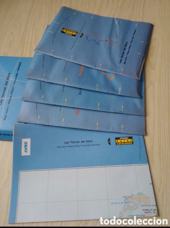 Mapas contempor&aacute;neos: RUTAS CATALANAS. Colecci&oacute;n completa - Foto 5