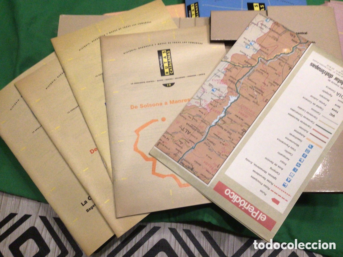 Mapas contempor&aacute;neos: RUTAS CATALANAS. Colecci&oacute;n completa - Foto 4