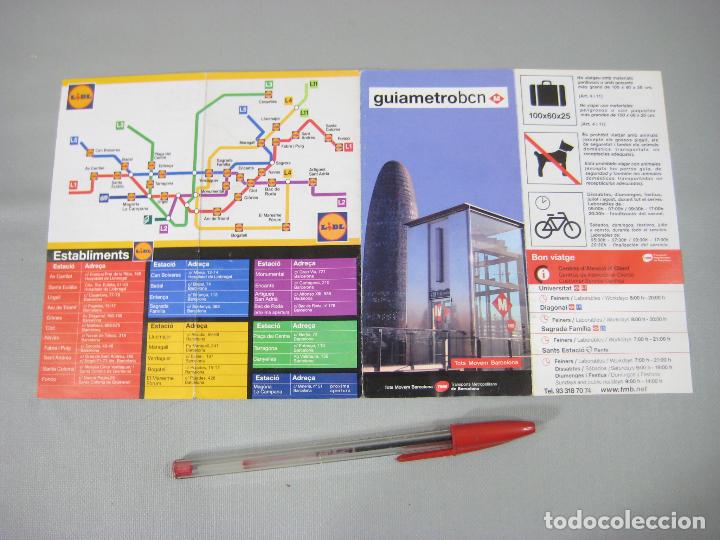 Zeitgen&ouml;ssische Karten: PLANO GU&Iacute;A DEL METRO DE BARCELONA DE FEBRERO DE 2007. BCN. TIBURONES 3D