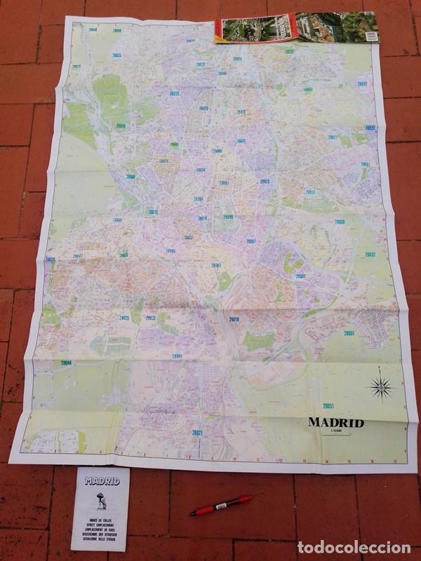 Mapas contempor&aacute;neos: Mapa Madrid distritos postales e indice callejero - Foto 1