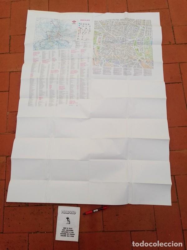Mapas contempor&aacute;neos: Mapa Madrid distritos postales e indice callejero - Foto 2