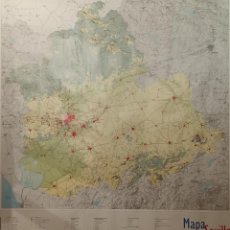 Mapas contemporáneos: MAPA GRAN TAMAÑO (100X95) DE LA PROVINCIA DE SEVILLA