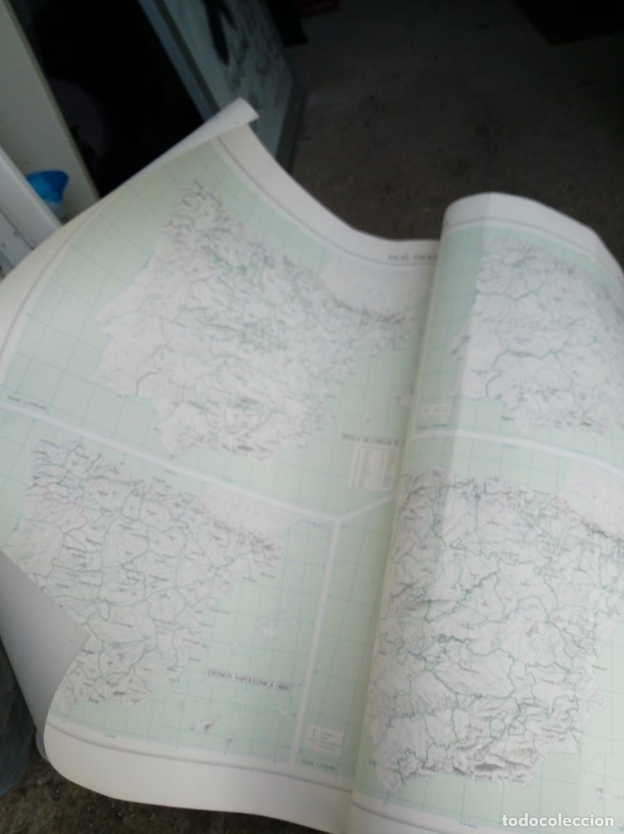 Mapas contempor&acirc;neos: Planos 75X32 cm Estuche Atlas Nacional de Espa&ntilde;a 1967 Presidencia del Gobierno instituto geogr&aacute;fico
