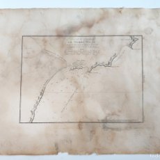 Mapas contemporáneos: ANTIGUO PLANO DE LA ENSENADA DE TORRE VIEJA - TORREVIEJA ALICANTE AÑO 1813. Lote 382405359