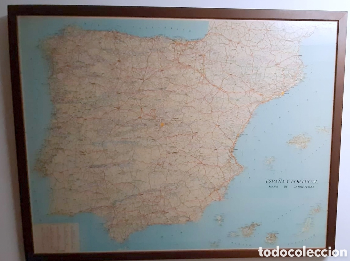 Zeitgen&ouml;ssische Karten: Mapa oficial de carreteras de Espa&ntilde;a y Portugal