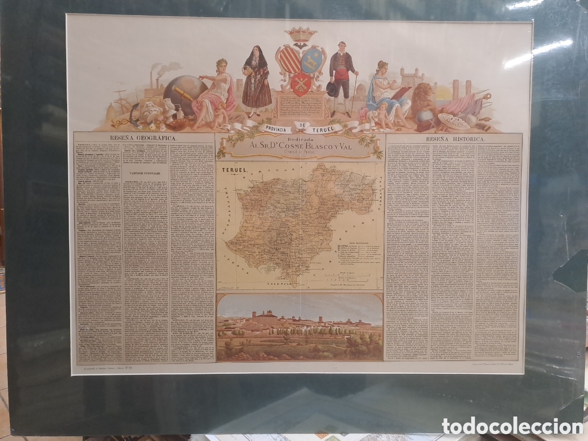 Mapas contempor&acirc;neos: TERUEL.MAPA DE LA PROVINCIA