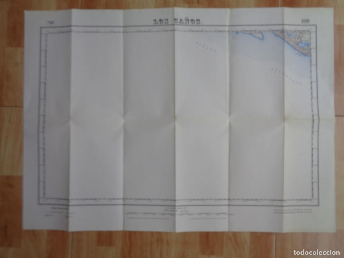 Mapas contempor&acirc;neos: INSTITUTO GEOGRAFICO Y CATASTRAL : MAPA DE LOS CA&Ntilde;OS ( HUELVA ). 1&ordf; EDICION 1945