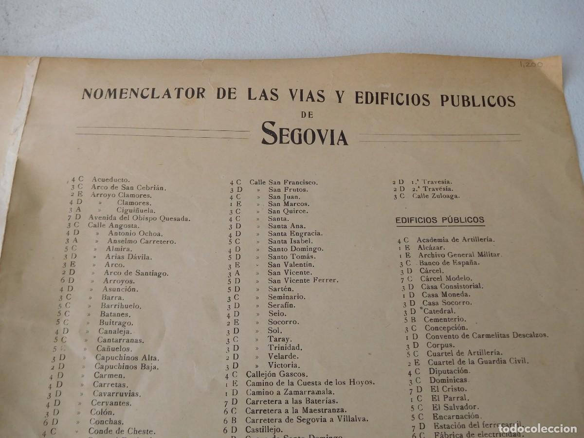Mapas contempor&aacute;neos: Mapa antiguo de Segovia - Foto 5