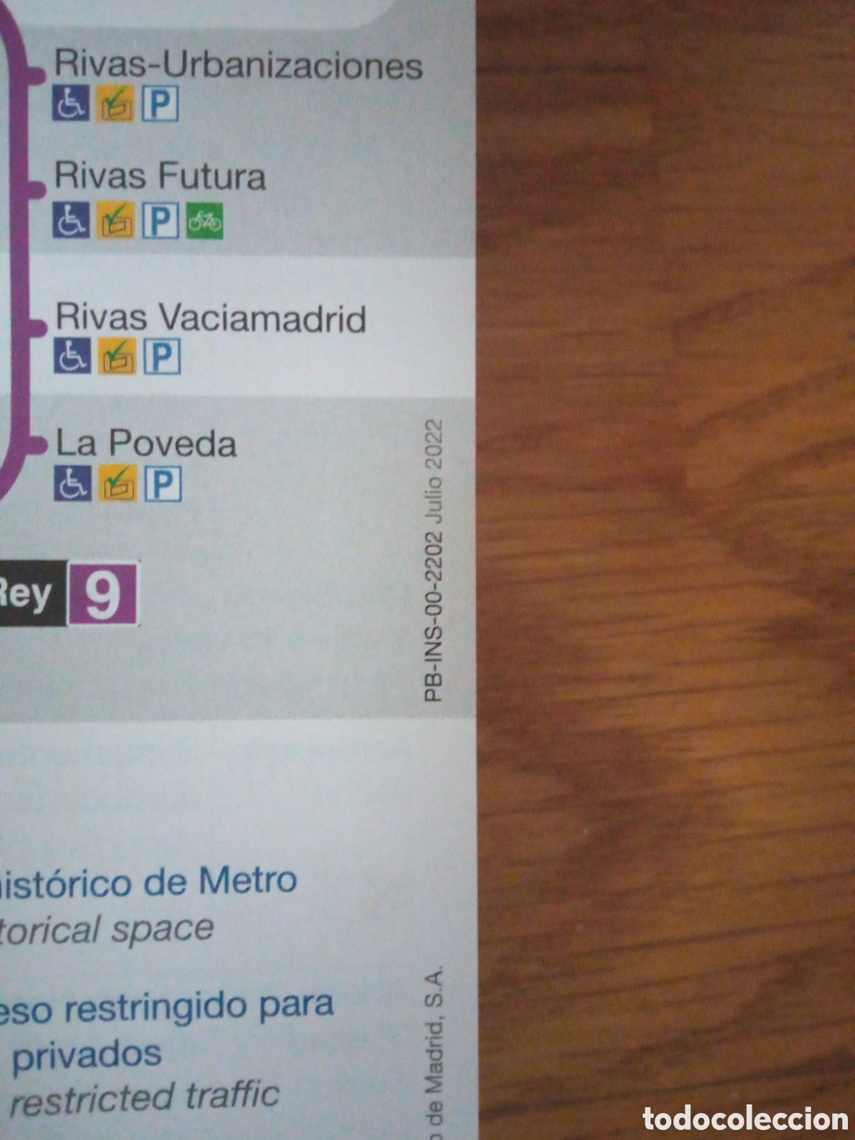 Mapas contempor&aacute;neos: Plano de bolsillo metro Madrid - Foto 4