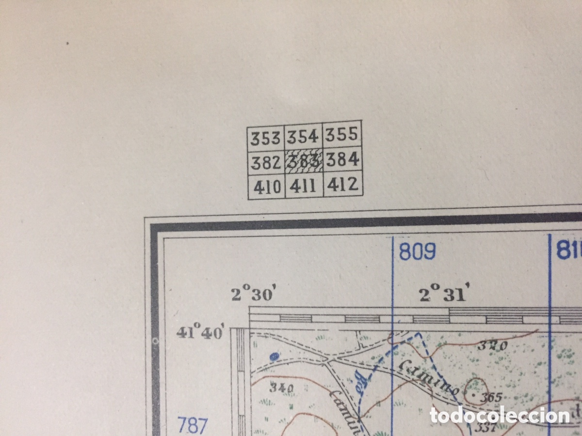 Mapas contempor&aacute;neos: Mapa de Zaragoza, edici&oacute;n militar 1953 - Foto 7