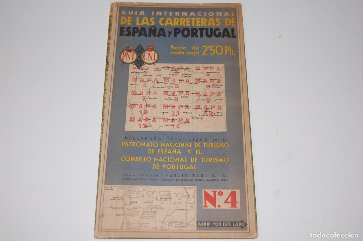 Mapas contempor&acirc;neos: GUIA INTERNACIONAL DE LAS CARRETERAS DE ESPA&Ntilde;A Y PORTUGAL- N&ordm; 4