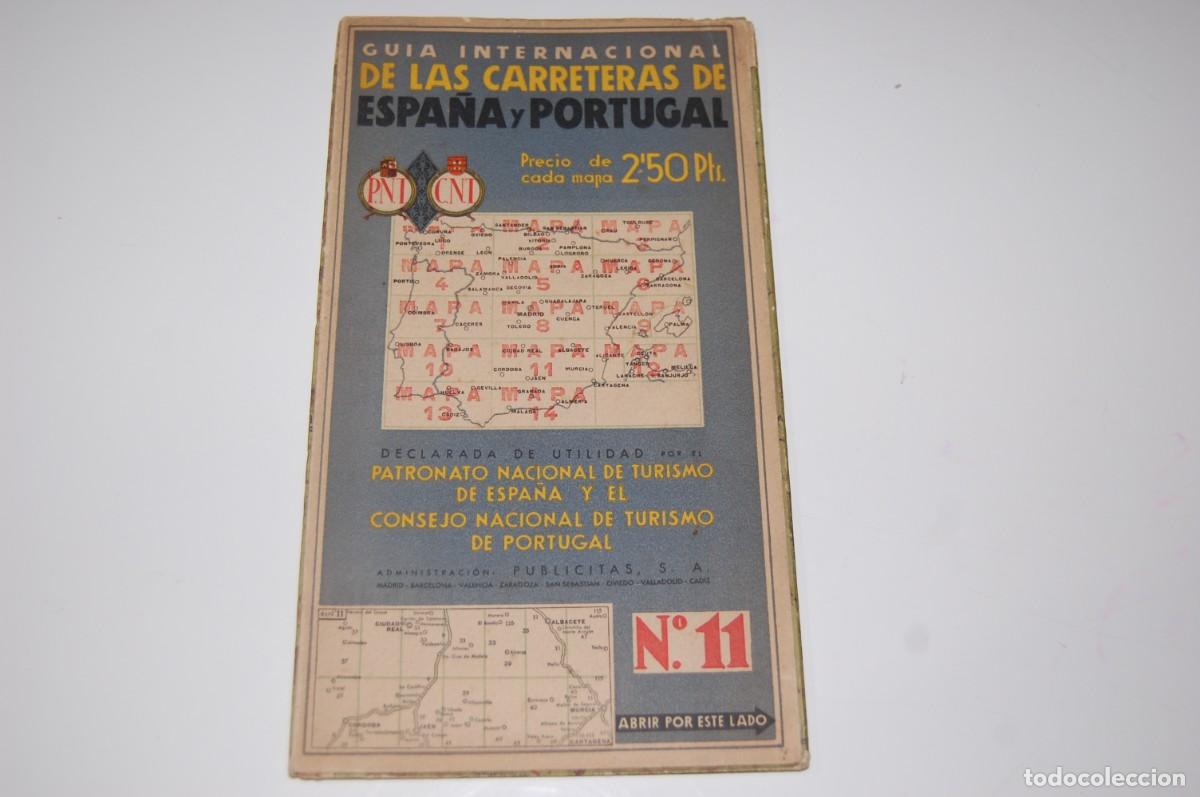 Mapas contempor&acirc;neos: GUIA INTERNACIONAL DE LAS CARRETERAS DE ESPA&Ntilde;A Y PORTUGAL- N&ordm; 11