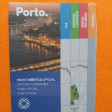 Mapas contemporáneos: MAPA TURISTICO OFICIAL PORTO - OPORTO PORTUGAL - PLANO OFICIAL