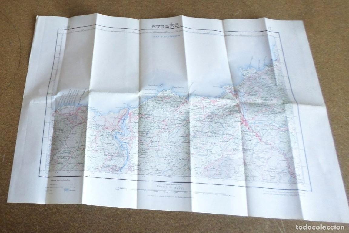 Mapas contempor&aacute;neos: Mapa AVILES - 1&ordf; edici&oacute;n 1941 - Foto 1