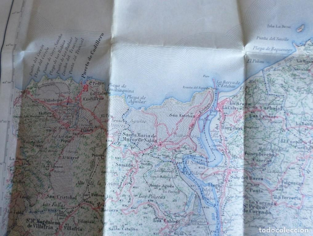 Mapas contempor&aacute;neos: Mapa AVILES - 1&ordf; edici&oacute;n 1941 - Foto 5