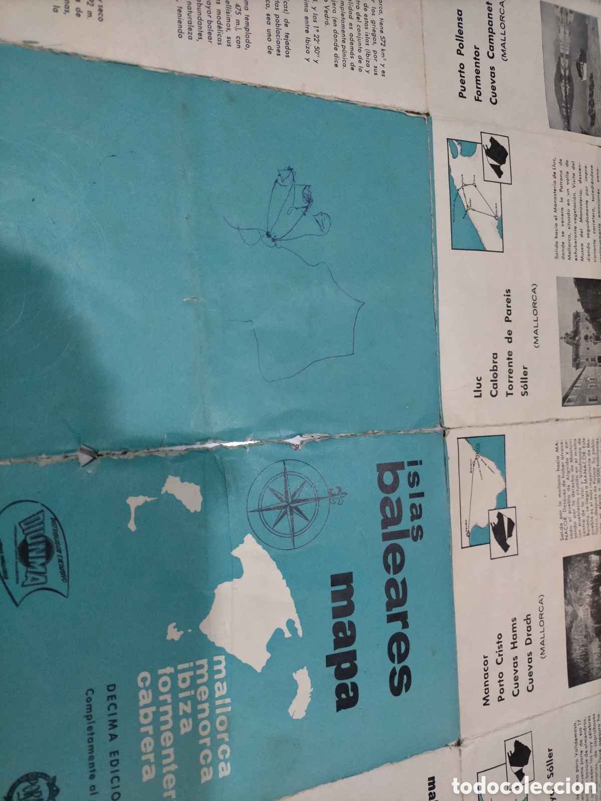 Mapas contempor&aacute;neos: MAPA ISLAS BALEARES. PORAM. 1966 - Foto 6